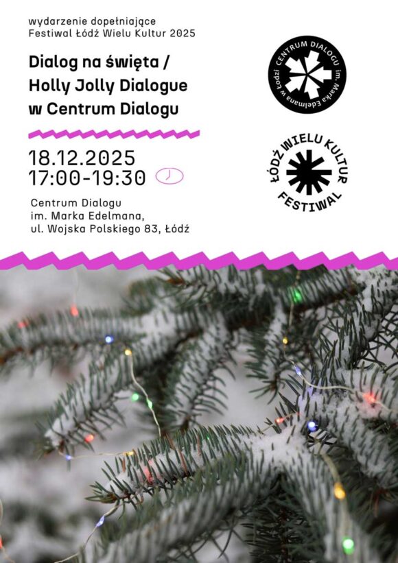 grafika ze zdjęciem choinki i datą wydarzenia 18 grudnia