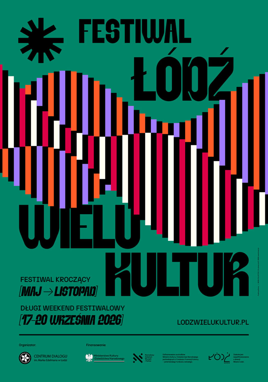 plakat graficzno-tekstowy Festiwalu